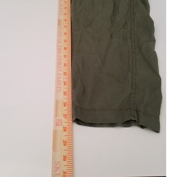 Sanctuary Womens Size Large Cargo Pants Olive Green Pull On High Rise Pockets - Picture 5 of 8